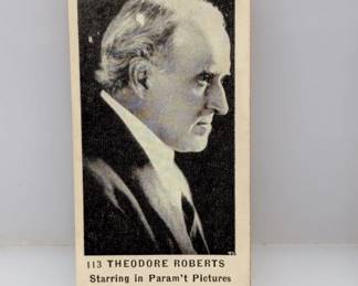1923 Stroller Cigarettes Theodore Roberts 113