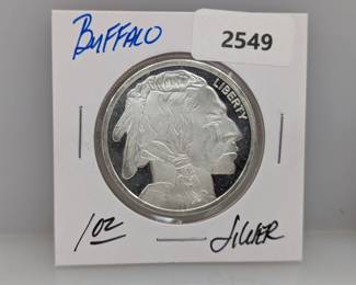 1oz .999 Silver Buffalo Round