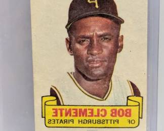 1966 TOPPS RUB-OFFS ROBERTO CLEMENTE No Creases
