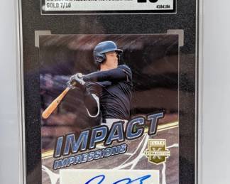 2023 Elite Extra Ed Jacob Berry Auto Gold/10 SGC10