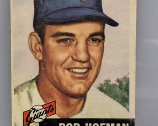 1953 Topps Baseball Bob Hofman New York Giants