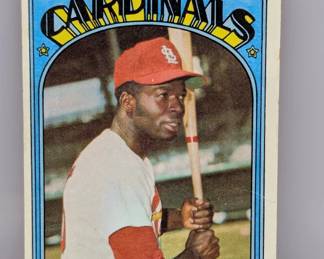 1972 Topps Baseball #200 Lou Brock HOF Cardinals