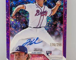 2023 Shuster Topps Ch Purple Speck Ref Auto RC/299