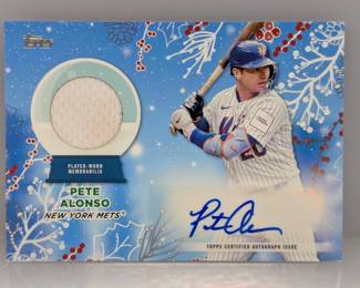 2023 Topps Holiday Pete Alonso Auto /25