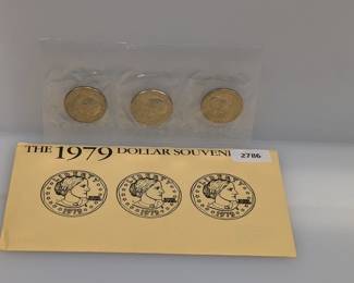 1979 Susan B Anthony Dollar Souvenir Set