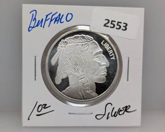 1oz .999 Silver Buffalo Round