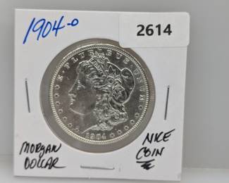 1904-O 90% Silver Morgan $1 Dollar