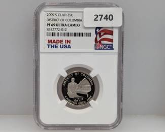 NGC 2009-S PF69 Ultra Cam DC Quarter