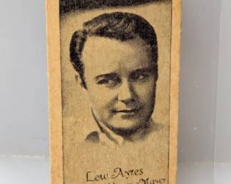 1937 Peerless Lew Ayres UW4-MOVIE STAR SERIES