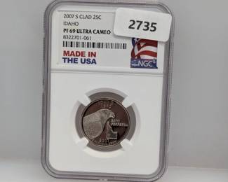 NGC 2007-S PF69 Ultra Cam ID Quarter