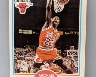 1990 Fleer Michael Jordan Card 23