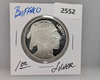 1oz .999 Silver Buffalo Round