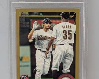 2011 Topps Update JD Martinez Gold Rookie PSA 7
