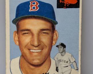 1954 Topps Baseball #144 Bill Werle Boston Red Sox
