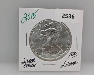 2015 1oz .999 Silver Eagle $1 Dollar