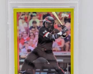2024 Topps Archives Elly De La Cruz Yellow PSA9 RC