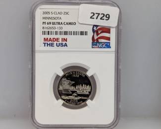NGC 2005-S PF69 Ultra Cam MN Quarter