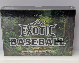 2023 Leaf Exotic Baseball Hobby Box (3 Autos)