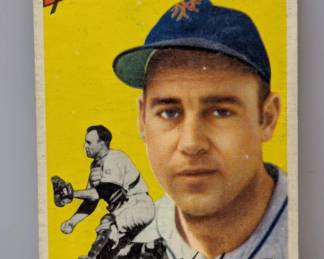 1954 Topps Baseball Wes Westrum New York Giants