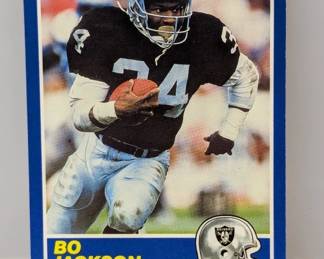 1989 Score Bo Jackson 2 NO CREASES
