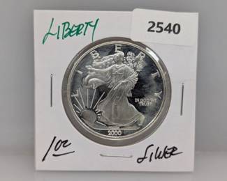 1oz .999 Silver Liberty Round