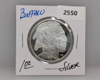 1oz .999 Silver Buffalo Round