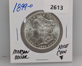 1899-O 90% Silver Morgan $1 Dollar