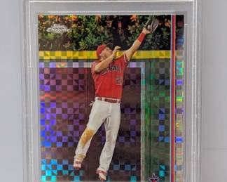 2019 Topps Chrome Xfractor Mike Trout 200 PSA 9