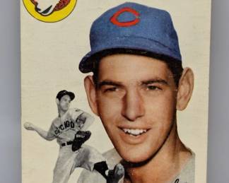 1954 Topps Baseball Johnny Klippstein Chicago Cubs
