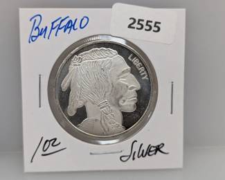 1oz .999 Silver Buffalo Round