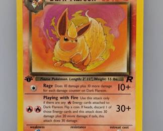 Pokemon 2000 1st Edition Dark Flareon 35