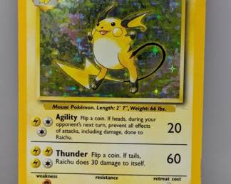 Pokemon 1999 Raichu Holo 14