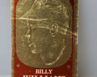 1965 Topps Embossed Billy Williams #40 Damage