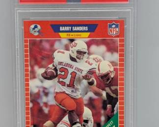 1989 Pro Set Barry Sanders Rookie PSA 10