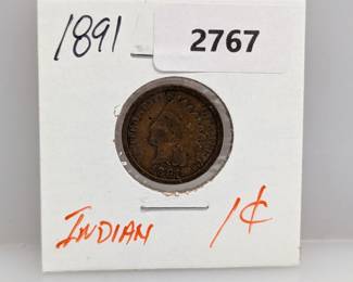 1891 Indian Head Cent
