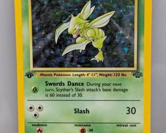 Pokemon 1999 1st Edition Scyther 10