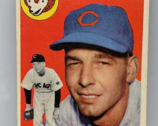 1954 Topps Baseball #28 Paul Minner Chicago Cubs