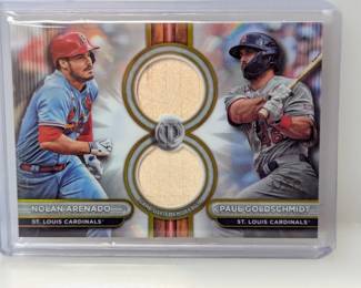 2024 Arenado Goldschmidt Topps Tri 2x Relic Bat/75