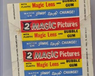 1955 Bowman Magic Pictures One Cent Wax Wrapper