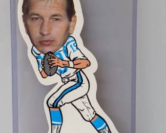 1972 NFLPA VINYL STICKERS Johnny Unitas NO CREASES