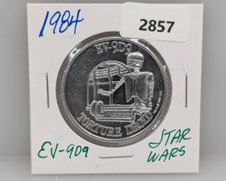 1984 Star Wars EV-9D9 Token