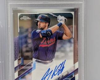 2021 Topps Chrome Alex Kirilloff RAAK PSA10 RC