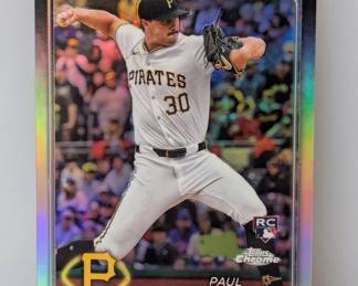 2024 Paul Skenes Topps Chrome Update Refractor