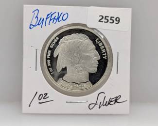 1oz .999 Silver Buffalo Round