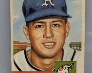 1953 Topps Baseball #186 Charlie Bishop Athletics