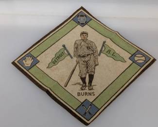 1914 B18 BASEBALL BLANKETS George Burns 9B
