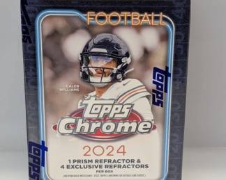 2024 Topps Chrome Football Blaster Box