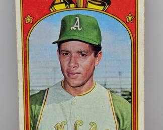 1972 Topps Baseball #735 Diego Segui HN Crease