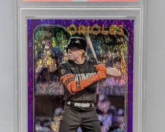 2024 Topps Heston Kjerstad Purple /799 PSA 10 RC