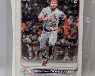 (12) 2022 Topps Update Brendan Donovan RC Card Lot